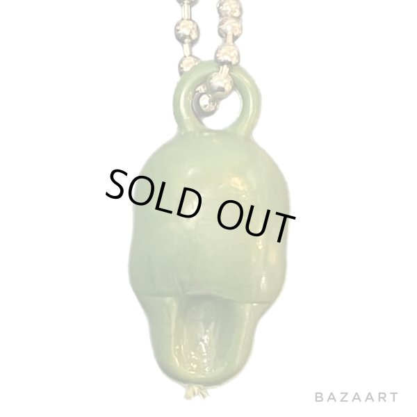 画像3: 60's DEAD STOCK　”SKULL" mitif　CHARM　GREEN (3)