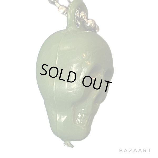 画像5: 60's DEAD STOCK　”SKULL" mitif　CHARM　GREEN (5)