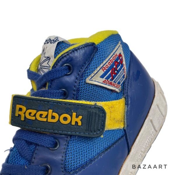 画像15: 80's   "REEBOK"　SKATEBOARD  BMX　「RAD」　blue × yellow　　very good condition  !!　size：US 8 1/2      (15)