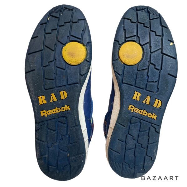 画像17: 80's   "REEBOK"　SKATEBOARD  BMX　「RAD」　blue × yellow　　very good condition  !!　size：US 8 1/2      (17)