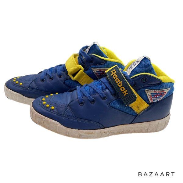 画像2: 80's   "REEBOK"　SKATEBOARD  BMX　「RAD」　blue × yellow　　very good condition  !!　size：US 8 1/2      (2)
