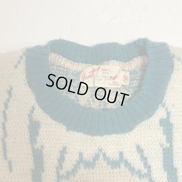 画像6: -50's "JANTZEN"　「WING」　PATTERN　JACQUARD　WOOL KNIT (6)