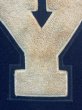 画像27: -80's "YALE  UNIVERSITY"  ARM LEATHER 　AWARD 　VERSITY JACKET （baseball jacket） (27)