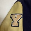 画像7: -80's "YALE  UNIVERSITY"  ARM LEATHER 　AWARD 　VERSITY JACKET （baseball jacket） (7)