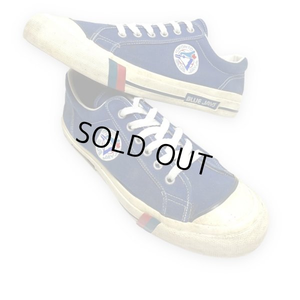 画像1: 80's MLB　”PRO-KEDS” × ”BLUE JAYS”　CANVAS SNEAKER　Lo. CUT　MINT CONDITION (1)