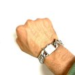 画像14: 60's〜 SILVER　CHAIN BRACELET　WITH DOUBLE LOCK (14)