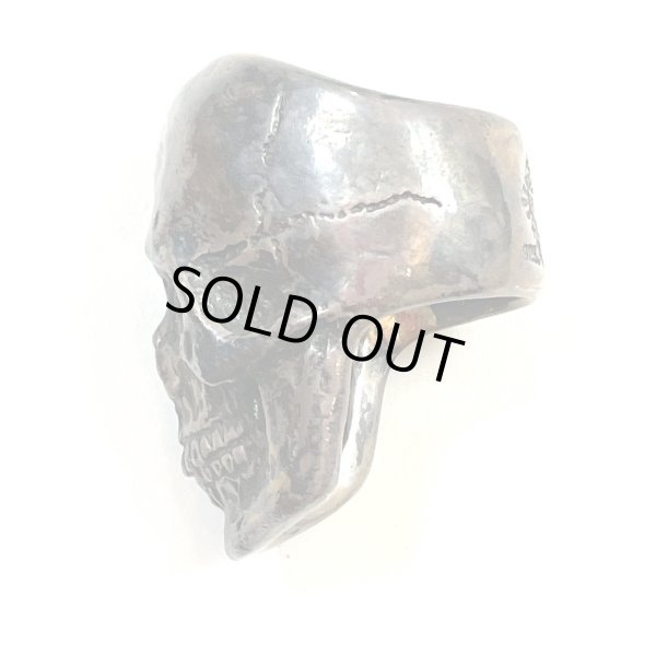 画像11: 60's〜 "SKULL"   SILVER RING (11)