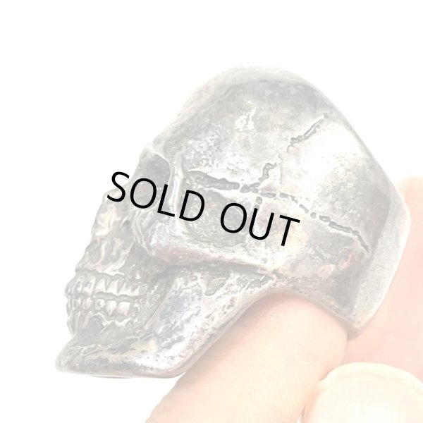 画像13: 60's〜 "SKULL"   SILVER RING (13)