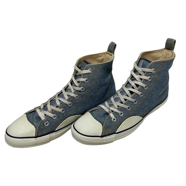 画像6: 90's "CONVERSE" × "L.L.BEAN"　BLUE DENIM　SNEAKER　Hi. CUT　”MADEIN U.S.A.”　RARE !! (6)