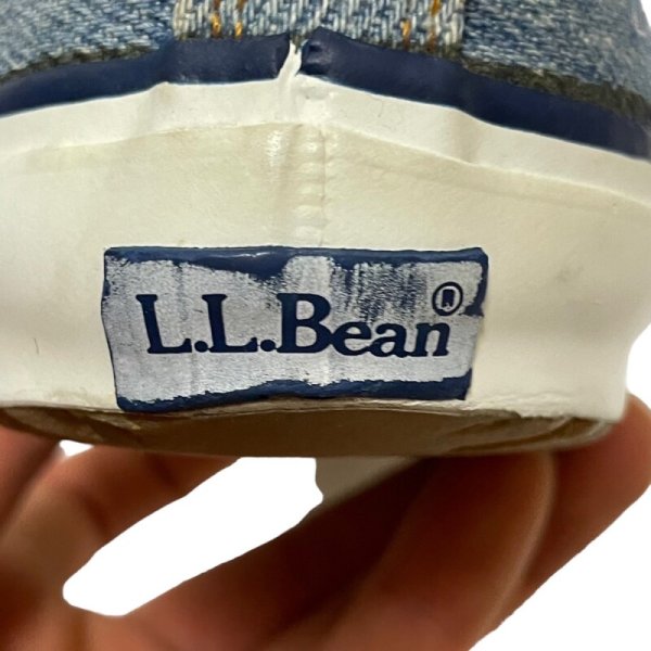 画像2: 90's "CONVERSE" × "L.L.BEAN"　BLUE DENIM　SNEAKER　Hi. CUT　”MADEIN U.S.A.”　RARE !! (2)