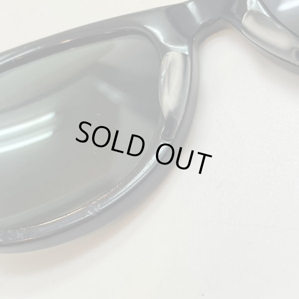 画像22: 70's- "B&L RAYBAN" 「WAYFARER 1 」　艶あり BLACK　芯なし　OLD　5022　　＃AS IS CONDITION (22)