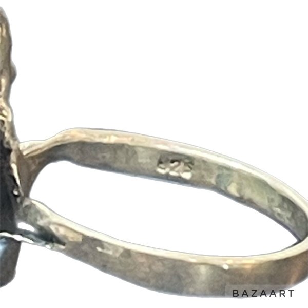 画像5: 60's- DEAD STOCK　"SEX"　MOTIF　SILVER RING　座位　18号 (5)