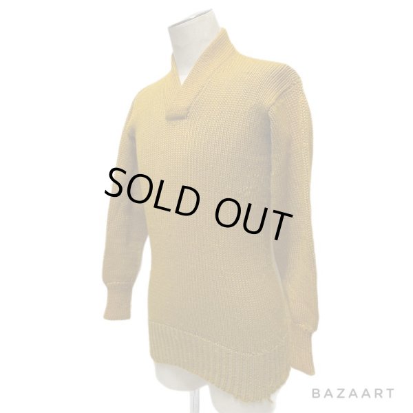 画像11: 30's "Bredley"　HEAVY WOOL KNIT　MUSTARD (11)