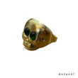 画像4: 50's DEAD STOCK  "SKULL"　BRASS TOY RING (4)