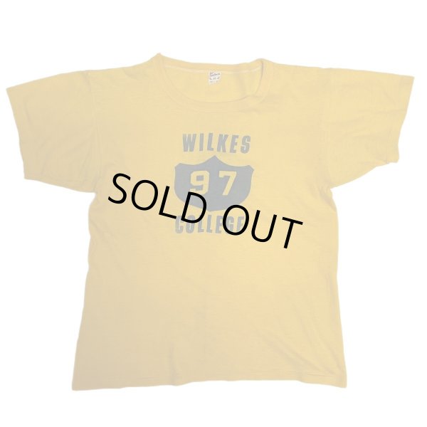 画像1: 50's〜 "Southern"　COLLEGE しみ込み PRINTED　Tee SHIRTS (1)
