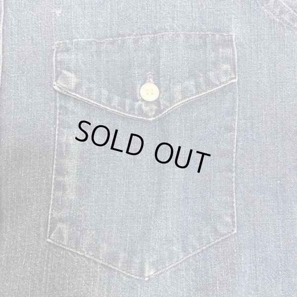 画像6: 50's "B B BRAND" 　WORK　DENIM　SHIRTS (6)