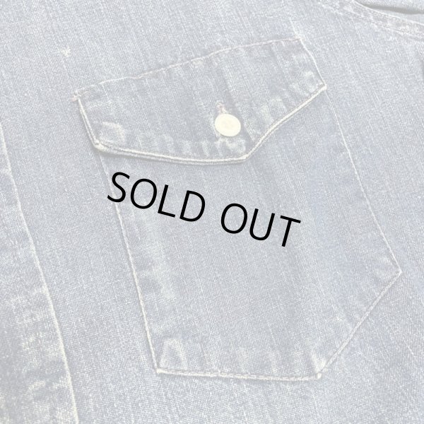 画像8: 50's "B B BRAND" 　WORK　DENIM　SHIRTS (8)