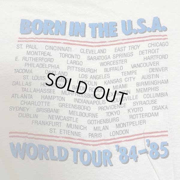 画像7: 1984's-1985's "BRUCE SPRINGSTEEN AND THE STREET BAND"　「BORN IN THE U.S.A.」　WORLD TOUR Tee SHIRTS (7)