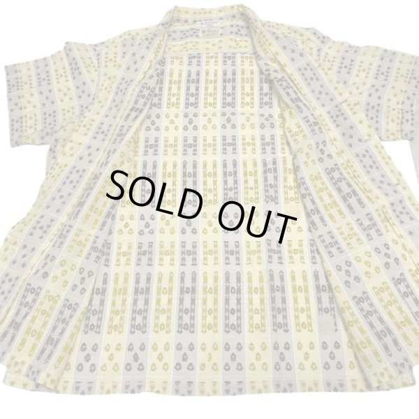 画像21: 50's "MALER"　「TRUMP CARDS」　♤♢♧♡  PATTERN　COTTON　ROCKABILLY　SHORT SLEEVE SHIRTS (21)