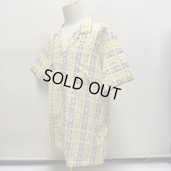 画像24: 50's "MALER"　「TRUMP CARDS」　♤♢♧♡  PATTERN　COTTON　ROCKABILLY　SHORT SLEEVE SHIRTS (24)