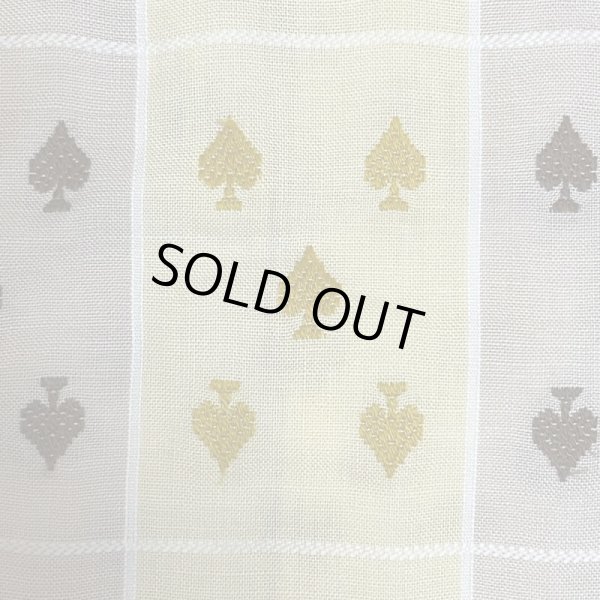 画像12: 50's "MALER"　「TRUMP CARDS」　♤♢♧♡  PATTERN　COTTON　ROCKABILLY　SHORT SLEEVE SHIRTS (12)