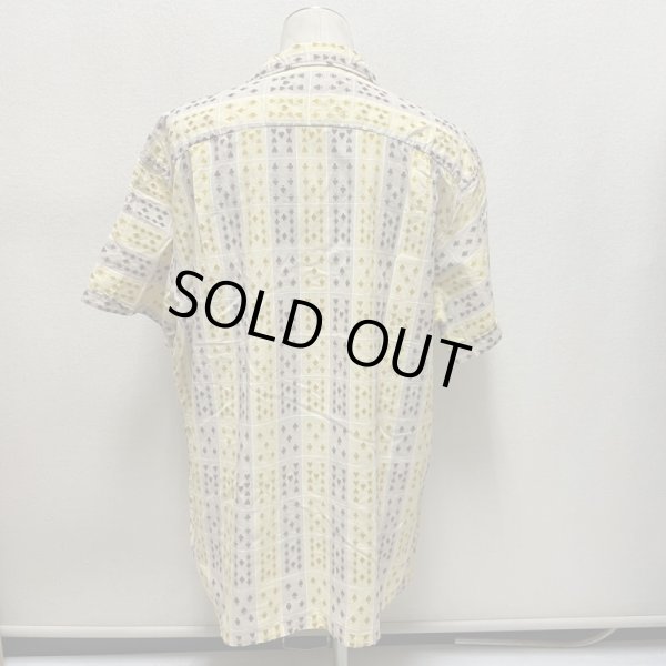 画像25: 50's "MALER"　「TRUMP CARDS」　♤♢♧♡  PATTERN　COTTON　ROCKABILLY　SHORT SLEEVE SHIRTS (25)