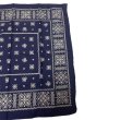 画像7: 60's "FAST COLOR  elephant brand"   BANDANA　NAVY　1 WASH　 (7)