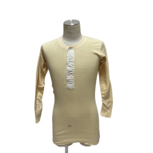 画像16: 30's〜 DEAD STOCK　“Knoks Knit”　HENRY NECK　LONG SLEEVE Tee SHIRTS (16)