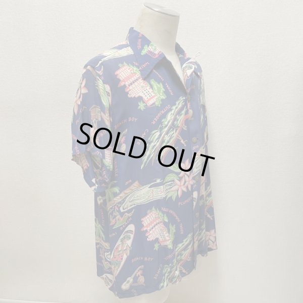 画像24: 〜50's "WAIKIKI SPORTS"　RAYON HAWAIIAN SHIRTS (24)