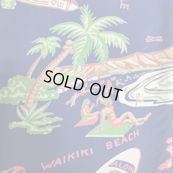 画像19: 〜50's "WAIKIKI SPORTS"　RAYON HAWAIIAN SHIRTS (19)