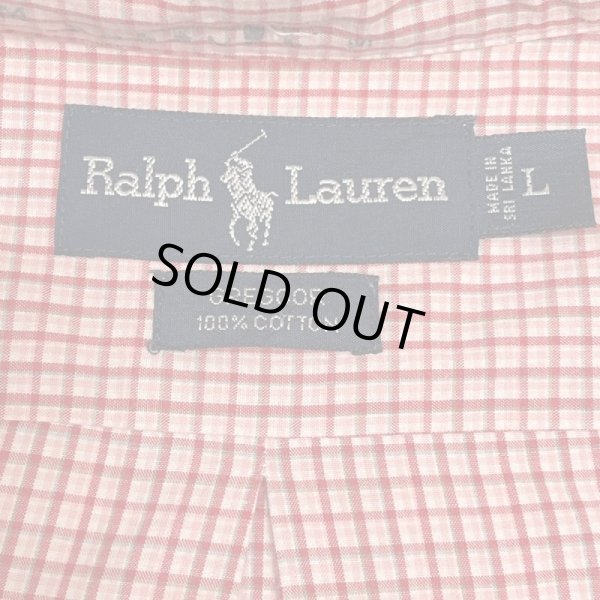画像4: "RALPH"　3点 留め BUTTON DOWN COLLAR　SQUARE STYLE　SHORT SLEEVE SHIRTS (4)