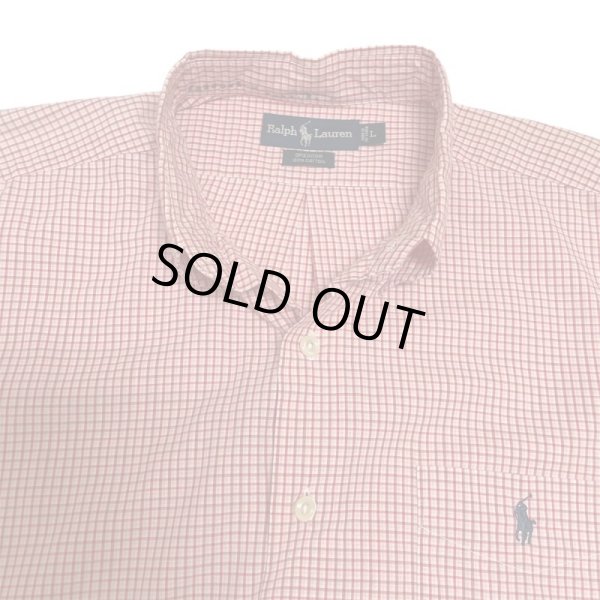 画像9: "RALPH"　3点 留め BUTTON DOWN COLLAR　SQUARE STYLE　SHORT SLEEVE SHIRTS (9)