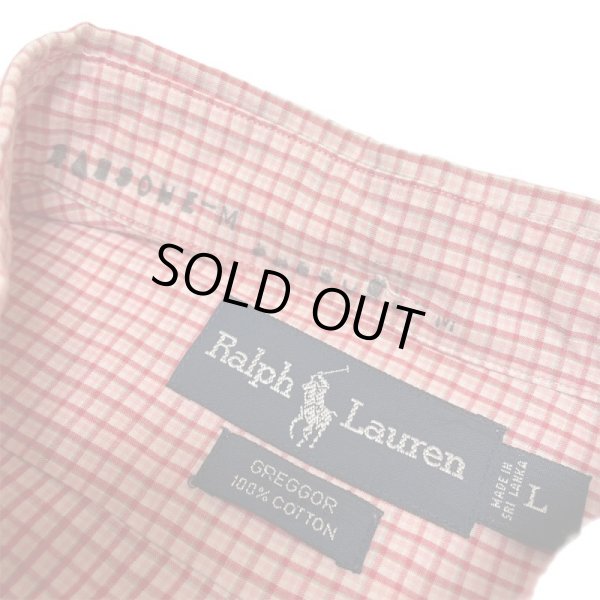 画像5: "RALPH"　3点 留め BUTTON DOWN COLLAR　SQUARE STYLE　SHORT SLEEVE SHIRTS (5)