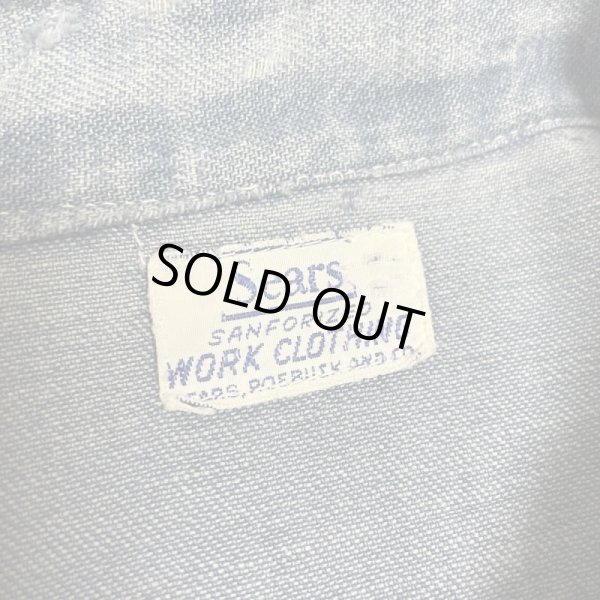 画像2: early 60's  "Sears"  DENIM WORK SHIRTS (2)