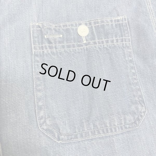 画像9: early 60's  "Sears"  DENIM WORK SHIRTS (9)