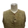 画像15: 〜20's SUEDE LEATHER　VEST　WITH VERY OLD BUTTONS (15)