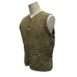 画像18: 〜20's SUEDE LEATHER　VEST　WITH VERY OLD BUTTONS (18)