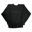 画像1: 90's Champion Reverse Weave Sweat Shirts　with EMBROIDERY　BLACK (1)