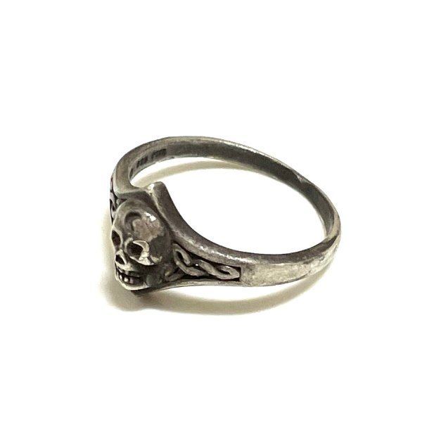 画像2: around 60's　"SKULL"　SILVER RING (2)
