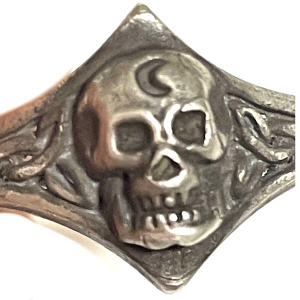 画像5: around 60's　"SKULL"　SILVER RING (5)