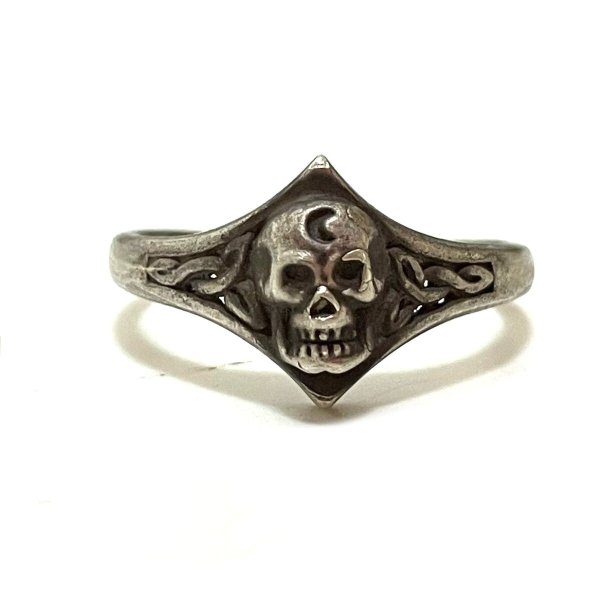 画像1: around 60's　"SKULL"　SILVER RING (1)