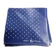 画像3: 〜40's "FAST COLOR　ELEPHANT BRAND”　DOT PATTERN　BANDANA　 (3)