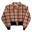 画像1: 70's CHECK PATTERN　COTTON SHIRTS　WITH COTTON RIB (1)