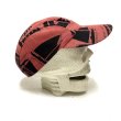 画像10: 50's　RED（PINK） CHAMBRAY　PRINTED　OUTDOOR CAP　very difficult to find (10)