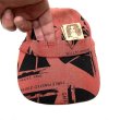 画像6: 50's　RED（PINK） CHAMBRAY　PRINTED　OUTDOOR CAP　very difficult to find (6)