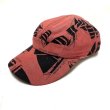 画像1: 50's　RED（PINK） CHAMBRAY　PRINTED　OUTDOOR CAP　very difficult to find (1)