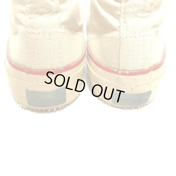 画像5: 50's "KEDS"  COTTON CANVAS SNEAKER  Hi. CUT  WHITE　size:8 1/2 (5)