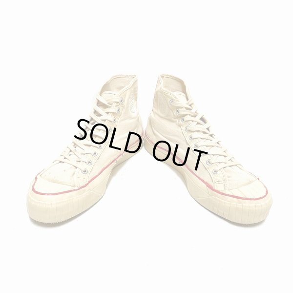 画像2: 50's "KEDS"  COTTON CANVAS SNEAKER  Hi. CUT  WHITE　size:8 1/2 (2)