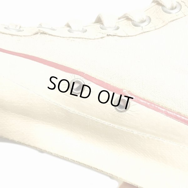 画像7: 50's "KEDS"  COTTON CANVAS SNEAKER  Hi. CUT  WHITE　size:8 1/2 (7)