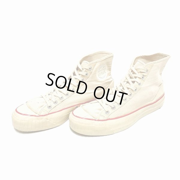 画像3: 50's "KEDS"  COTTON CANVAS SNEAKER  Hi. CUT  WHITE　size:8 1/2 (3)